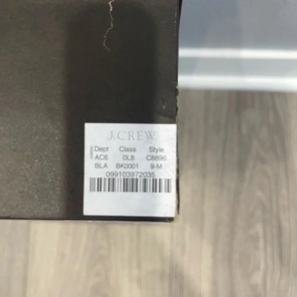 J. Crew Mens Ludlow Classic Black Leather Semi Brogue Shoes - Picture 11 of 16